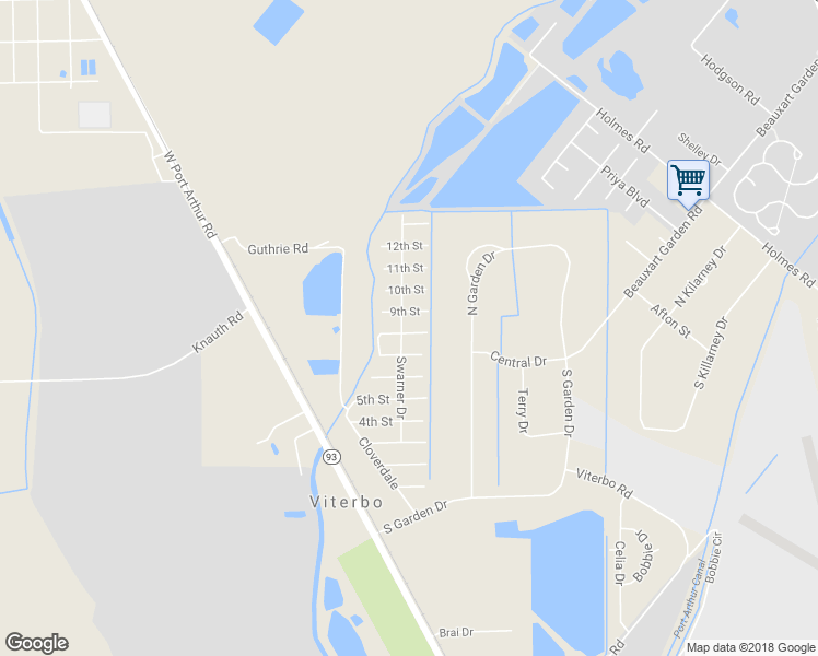 map of restaurants, bars, coffee shops, grocery stores, and more near 9089 Swarner Drive in Beaumont