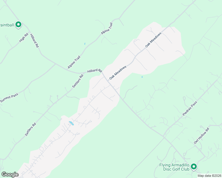 map of restaurants, bars, coffee shops, grocery stores, and more near 3708 Hilliard Road in San Marcos