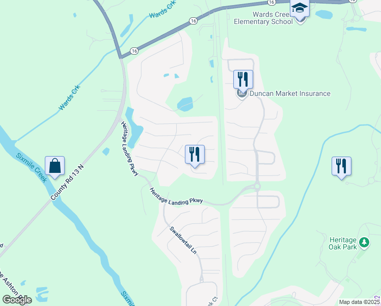 map of restaurants, bars, coffee shops, grocery stores, and more near 1405 River of May Street in St. Augustine