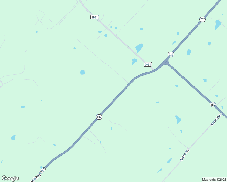 map of restaurants, bars, coffee shops, grocery stores, and more near 8820 Texas 159 in La Grange