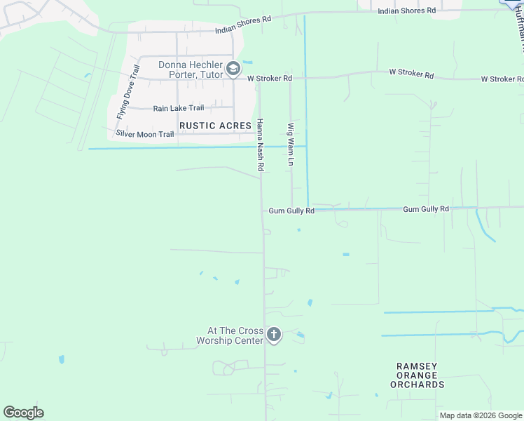map of restaurants, bars, coffee shops, grocery stores, and more near 18400 Hanna Nash Road in Crosby