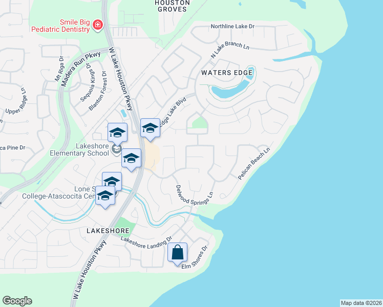 map of restaurants, bars, coffee shops, grocery stores, and more near 13507 Navigate Point Lane in Houston