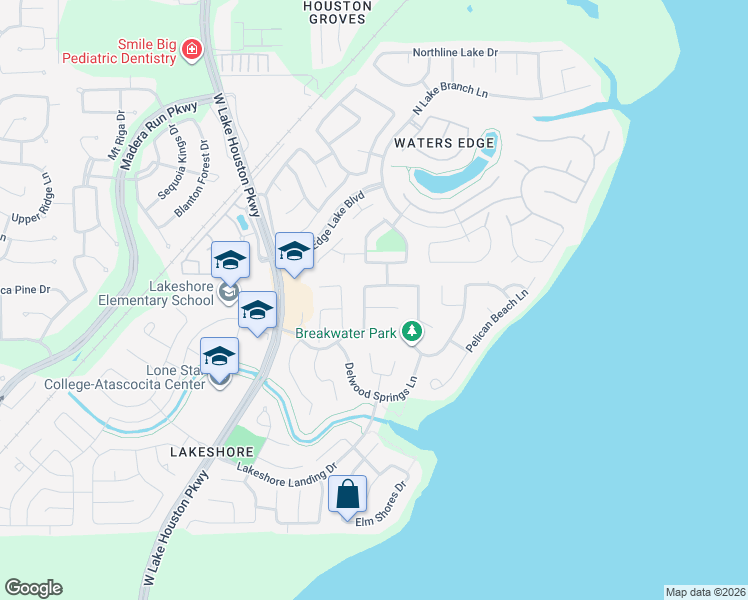map of restaurants, bars, coffee shops, grocery stores, and more near 13507 Navigate Point Lane in Houston