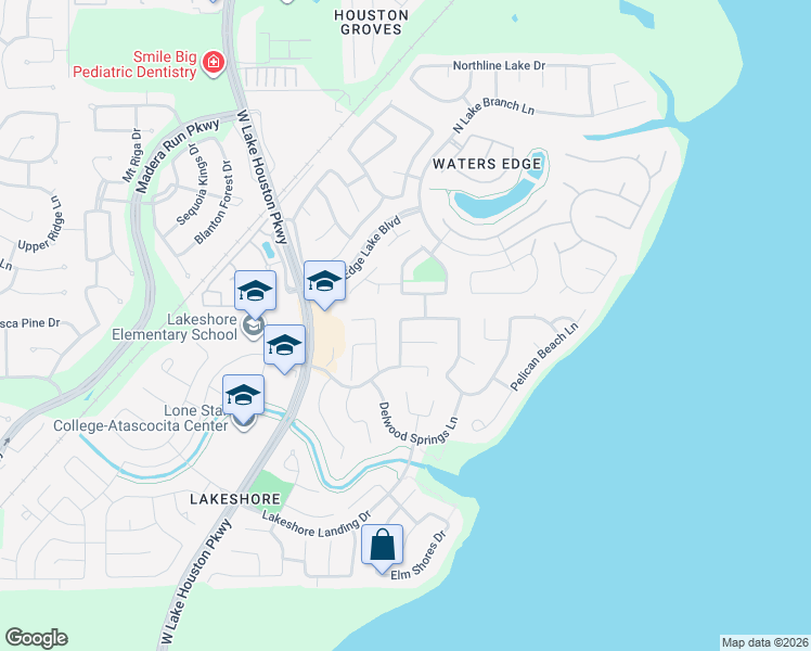 map of restaurants, bars, coffee shops, grocery stores, and more near 13507 Navigate Point Lane in Houston