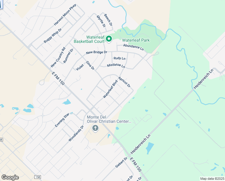 map of restaurants, bars, coffee shops, grocery stores, and more near 114 Claudell in Kyle