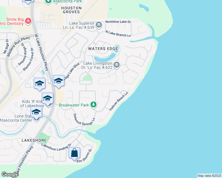 map of restaurants, bars, coffee shops, grocery stores, and more near 13807 Boca Grande Lane in Houston