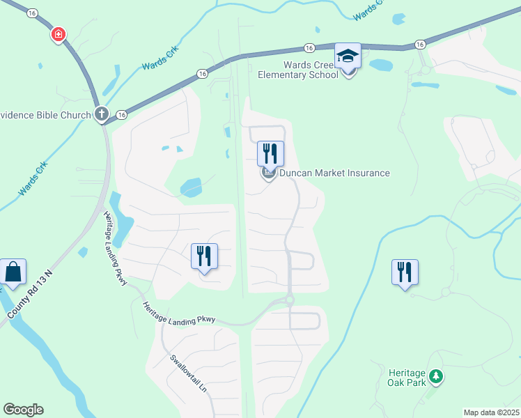 map of restaurants, bars, coffee shops, grocery stores, and more near 1144 Hyacinth Street in Saint Augustine