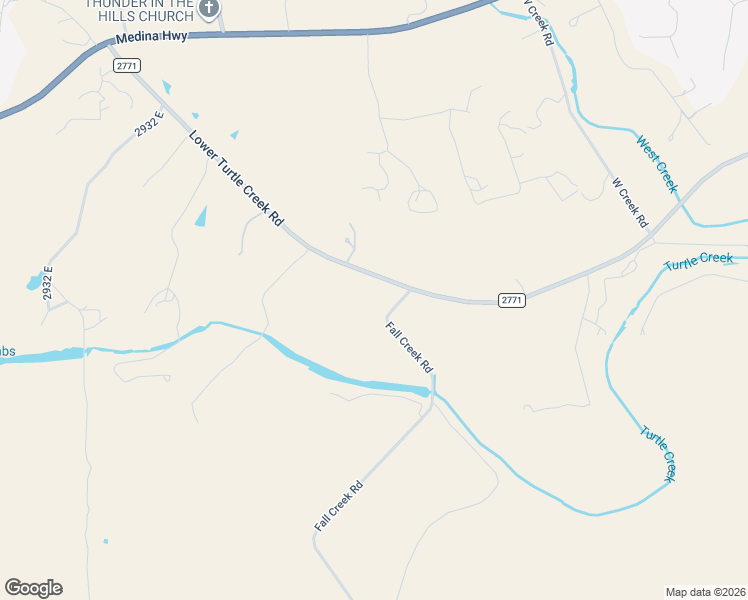 map of restaurants, bars, coffee shops, grocery stores, and more near 255 Lower Turtle Creek Road in Kerrville