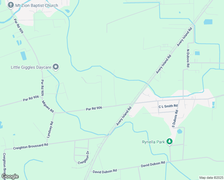 map of restaurants, bars, coffee shops, grocery stores, and more near 4312 Suzette Street in New Iberia