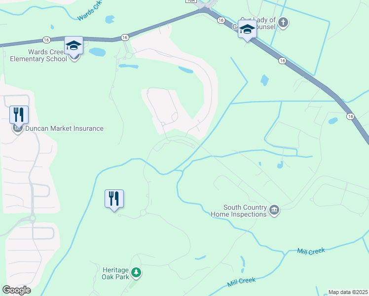map of restaurants, bars, coffee shops, grocery stores, and more near 945 Registry Boulevard in St. Augustine