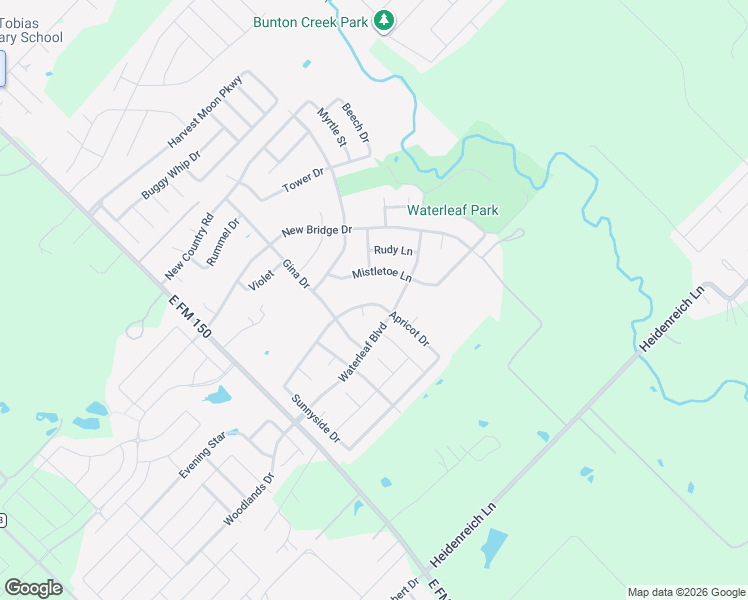 map of restaurants, bars, coffee shops, grocery stores, and more near 395 Apricot Drive in Kyle