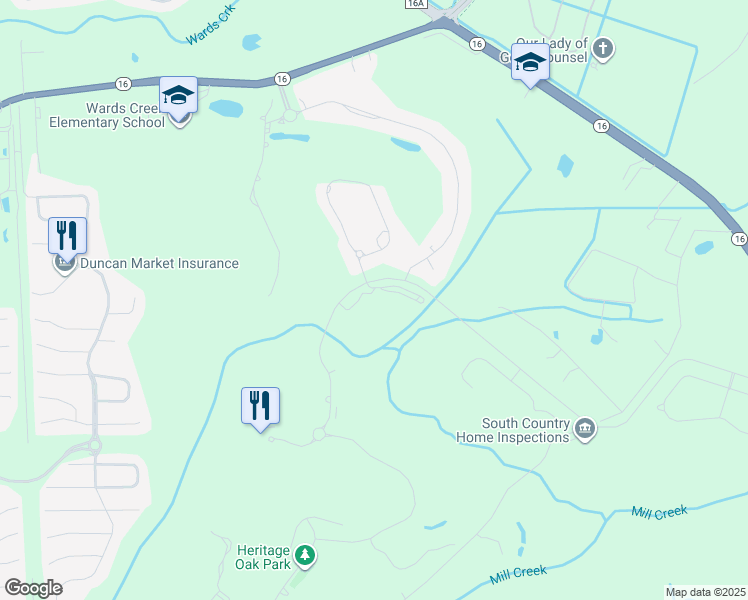 map of restaurants, bars, coffee shops, grocery stores, and more near 955 Registry Boulevard in St. Augustine