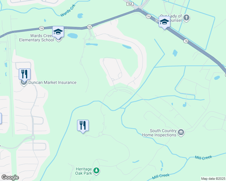 map of restaurants, bars, coffee shops, grocery stores, and more near 965 Registry Boulevard in St. Augustine