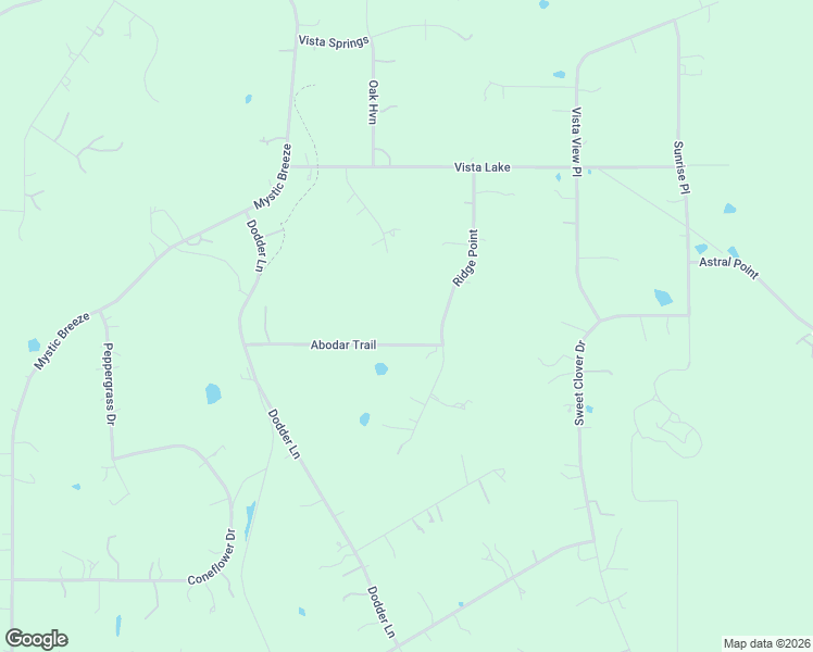 map of restaurants, bars, coffee shops, grocery stores, and more near 551 Abodar Trail in Spring Branch
