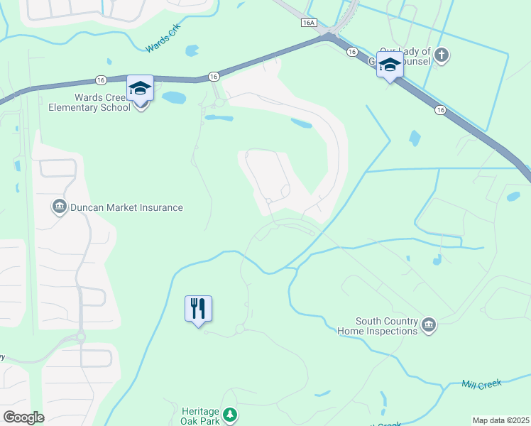 map of restaurants, bars, coffee shops, grocery stores, and more near 108 Laterra Links Circle in St. Augustine