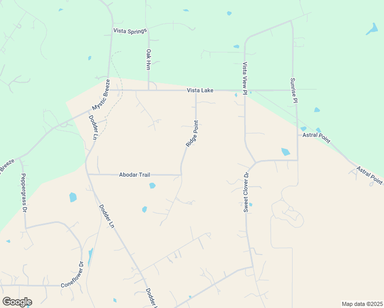 map of restaurants, bars, coffee shops, grocery stores, and more near 324 Ridge Point in Spring Branch