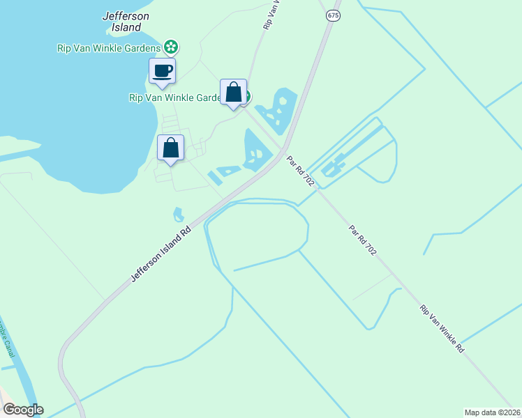 map of restaurants, bars, coffee shops, grocery stores, and more near 10005 Jefferson Island Road in New Iberia