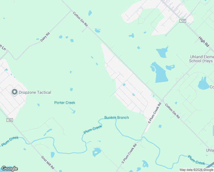 map of restaurants, bars, coffee shops, grocery stores, and more near 3234 Cotton Gin Road in Kyle