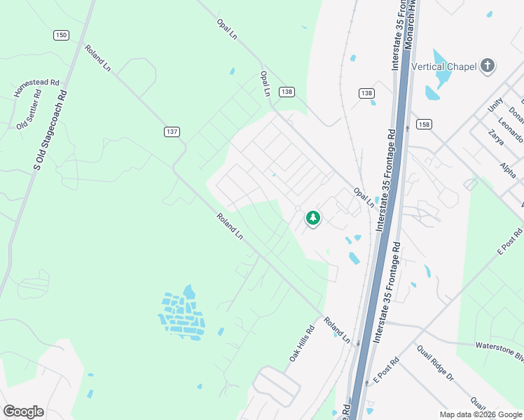 map of restaurants, bars, coffee shops, grocery stores, and more near 174-898 Roland Lane in Kyle