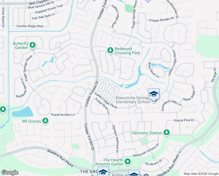 map of restaurants, bars, coffee shops, grocery stores, and more near 17251 Mitchell Pass Lane in Humble