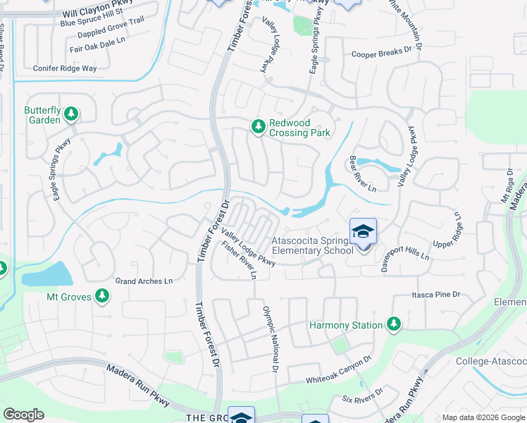 map of restaurants, bars, coffee shops, grocery stores, and more near 12503 Rushmore Lane in Humble