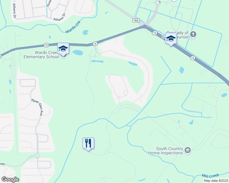 map of restaurants, bars, coffee shops, grocery stores, and more near Laterra Links Circle in St. Augustine