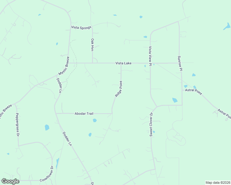 map of restaurants, bars, coffee shops, grocery stores, and more near 340 Ridge Point in Spring Branch