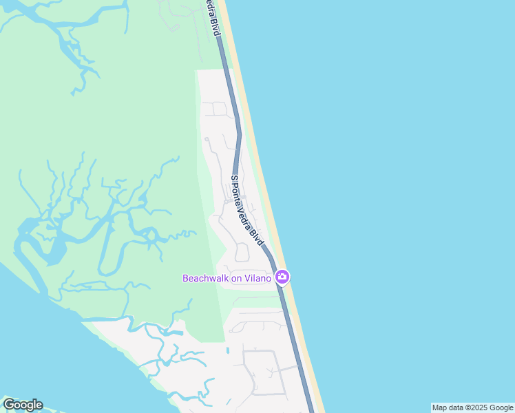 map of restaurants, bars, coffee shops, grocery stores, and more near 110 South Serenata Drive in Ponte Vedra Beach