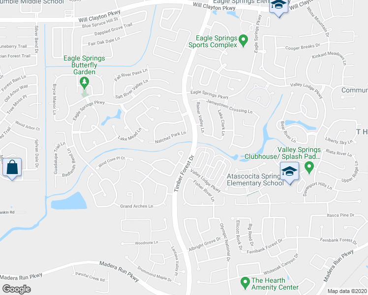 map of restaurants, bars, coffee shops, grocery stores, and more near 17234 Kobuk Valley Circle in Humble
