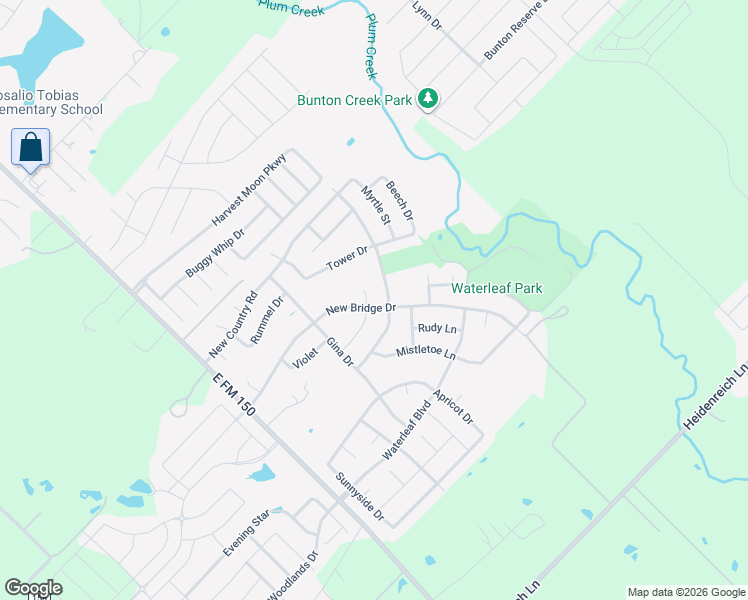 map of restaurants, bars, coffee shops, grocery stores, and more near 321 Sheep Trail Drive in Kyle