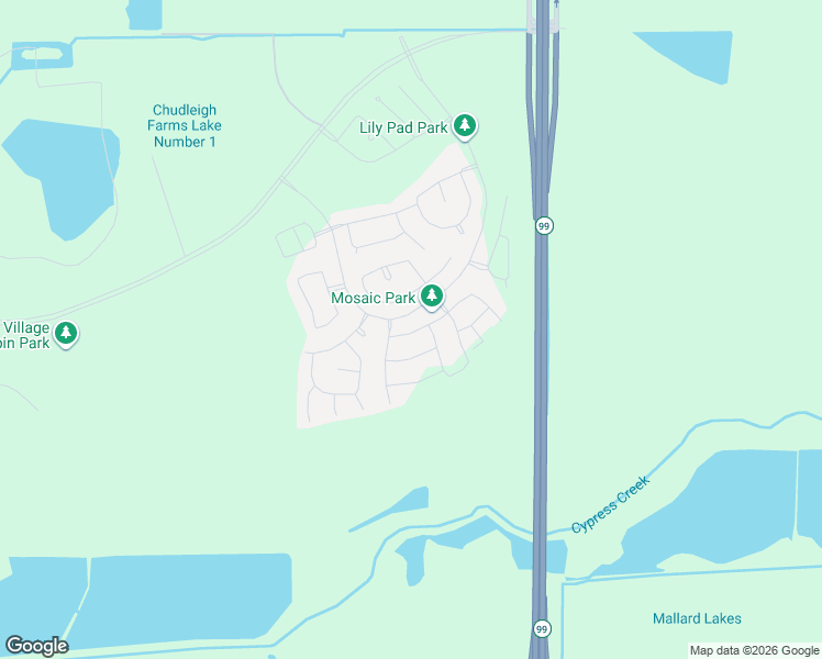map of restaurants, bars, coffee shops, grocery stores, and more near 21218 Madera Valley Lane in Harris County