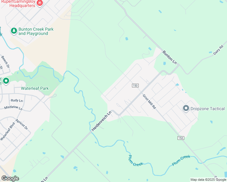 map of restaurants, bars, coffee shops, grocery stores, and more near 1312 Heidenreich Lane in Kyle