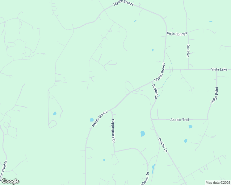 map of restaurants, bars, coffee shops, grocery stores, and more near 819 Mystic Breeze in Spring Branch