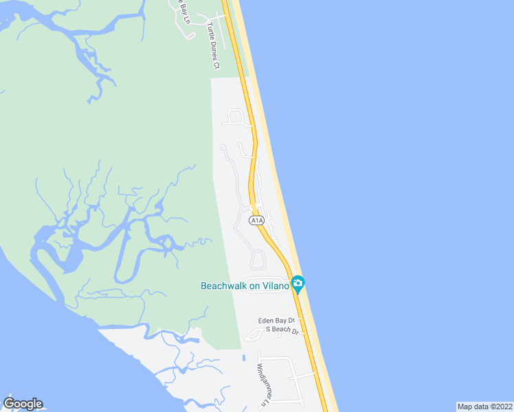 map of restaurants, bars, coffee shops, grocery stores, and more near 130 Serenata Drive in Ponte Vedra Beach