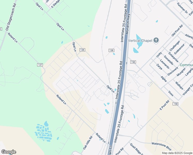 map of restaurants, bars, coffee shops, grocery stores, and more near 200 Opal Lane in Kyle