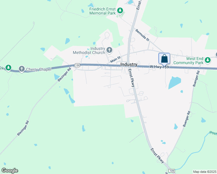 map of restaurants, bars, coffee shops, grocery stores, and more near 540 Jones Street in Industry