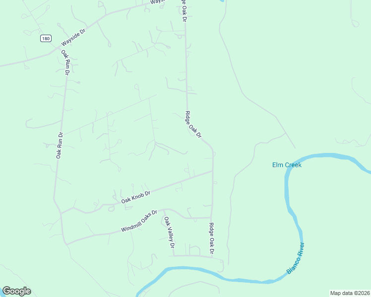 map of restaurants, bars, coffee shops, grocery stores, and more near 233 Hidden Oaks Road in Wimberley