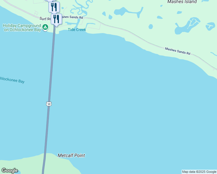 map of restaurants, bars, coffee shops, grocery stores, and more near in Panacea