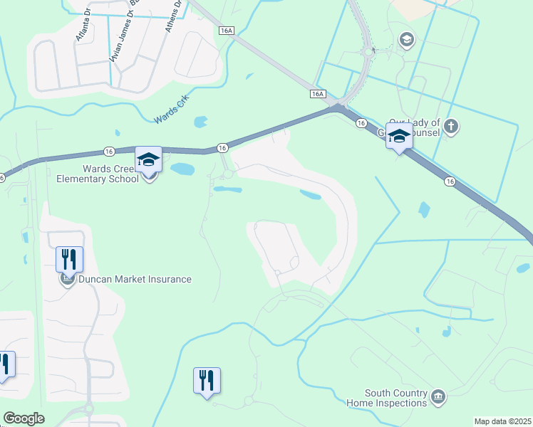 map of restaurants, bars, coffee shops, grocery stores, and more near 148 Laterra Links Circle in St. Augustine