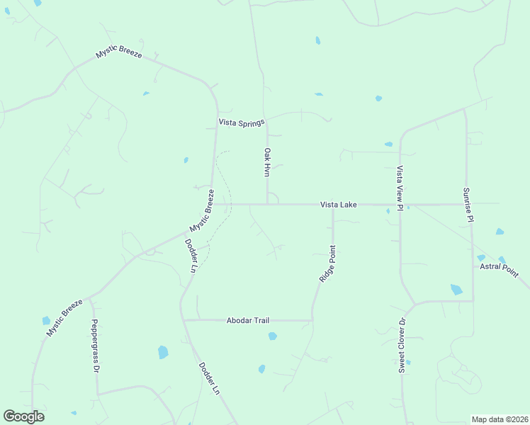 map of restaurants, bars, coffee shops, grocery stores, and more near 405 Oak Trail in Spring Branch
