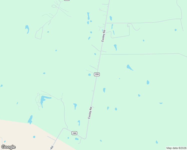 map of restaurants, bars, coffee shops, grocery stores, and more near 358 Easley Road in Smithville