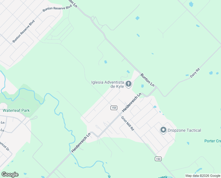 map of restaurants, bars, coffee shops, grocery stores, and more near 1410 Heidenreich Lane in Kyle
