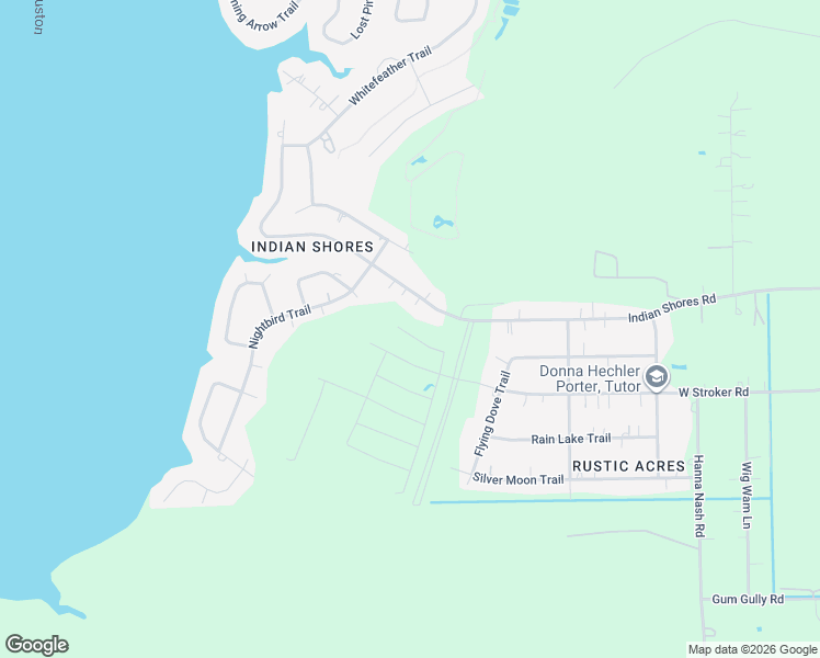 map of restaurants, bars, coffee shops, grocery stores, and more near 20400 East Lake Houston Parkway in Crosby