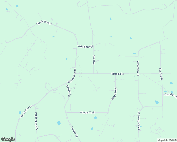 map of restaurants, bars, coffee shops, grocery stores, and more near 405 Oak Trail in Spring Branch