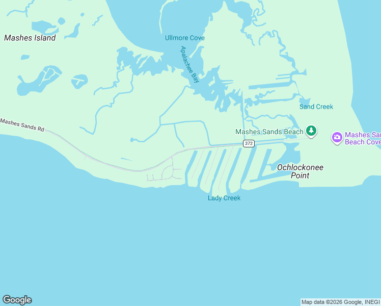 map of restaurants, bars, coffee shops, grocery stores, and more near 778 Mashes Sands Road in Wakulla