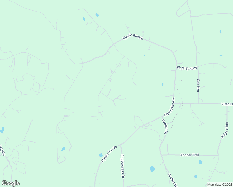 map of restaurants, bars, coffee shops, grocery stores, and more near 517 Left Fork Place in Spring Branch