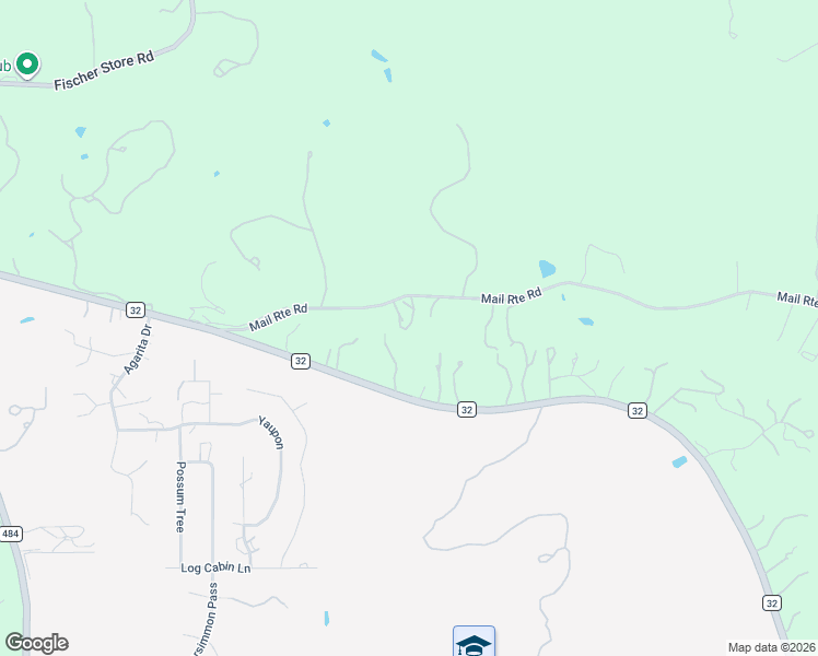 map of restaurants, bars, coffee shops, grocery stores, and more near 4335 Mail Route Road in Fischer