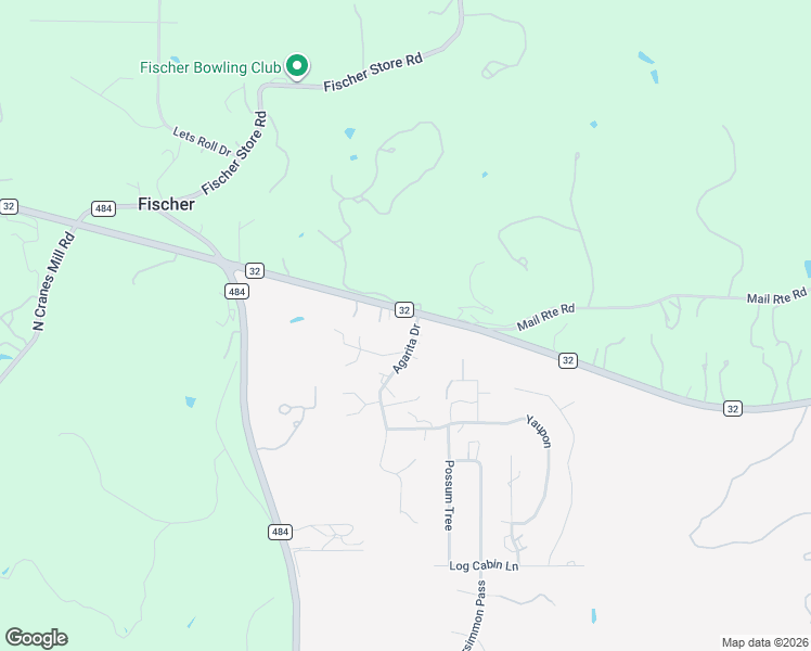 map of restaurants, bars, coffee shops, grocery stores, and more near 1030 Agarita Drive in Fischer