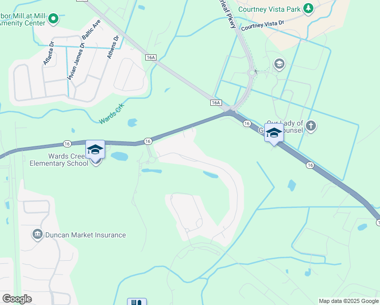map of restaurants, bars, coffee shops, grocery stores, and more near 2120 Crown Drive in St. Augustine