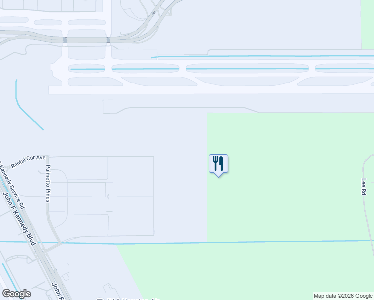 map of restaurants, bars, coffee shops, grocery stores, and more near 17340 Rental Car Avenue in Houston